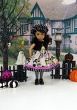 Halloween Costumes - dress, sweater, hat, tights & shoes for Little Darling Doll or 33cm BJD