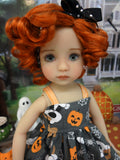 Halloween Pup - dress, tights & shoes for Little Darling Doll or 33cm BJD