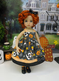 Halloween Pup - dress, tights & shoes for Little Darling Doll or 33cm BJD