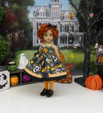Halloween Pup - dress, tights & shoes for Little Darling Doll or 33cm BJD
