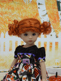 Halloween Tarot - dress, tights & shoes for Little Darling Doll or 33cm BJD