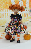 Halloween Tarot - dress, tights & shoes for Little Darling Doll or 33cm BJD