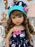 Hanging Around - dress, hat, socks & shoes for Little Darling Doll or 33cm BJD