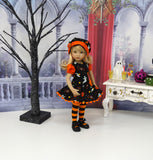 Happy Haunting - dress, hat, tights & shoes for Little Darling Doll or other 33cm doll