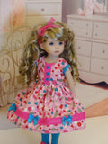 Hard Candy - dress, tights & shoes for Little Darling Doll or 33cm BJD