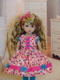 Hard Candy - dress, tights & shoes for Little Darling Doll or 33cm BJD