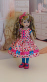 Hard Candy - dress, tights & shoes for Little Darling Doll or 33cm BJD