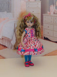 Hard Candy - dress, tights & shoes for Little Darling Doll or 33cm BJD