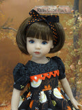 Harvest Squirrel - dress, tights & shoes for Little Darling Doll or 33cm BJD