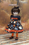 Harvest Squirrel - dress, tights & shoes for Little Darling Doll or 33cm BJD