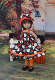 Haunted Pumpkin Patch - dress, hat, tights & shoes for Little Darling Doll or 33cm BJD