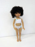 Heather Wig in Dark Brown - for Little Darling dolls