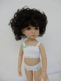 Heather Wig in Dark Brown - for Little Darling dolls