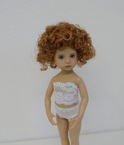 Heather Wig in Medium Auburn - for Little Darling dolls