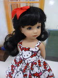 Hello Kitty Cutie - dress, blouse, socks & shoes for Little Darling Doll or 33cm BJD