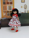 Hello Kitty Cutie - dress, blouse, socks & shoes for Little Darling Doll or 33cm BJD