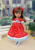Hen House - dress, socks & shoes for Little Darling Doll or 33cm BJD