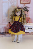 Heritage Autumn - dress, tights & shoes for Little Darling Doll or 33cm BJD