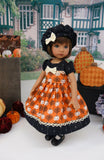 Heritage Pumpkin - dress, hat, tights & shoes for Little Darling Doll or 33cm BJD