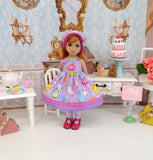 Hiding Easter Eggs - dress, kerchief, tights & shoes for Little Darling Doll or 33cm BJD