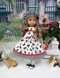 Highland Terrier - dress, hat, socks & shoes for Little Darling Doll or 33cm BJD