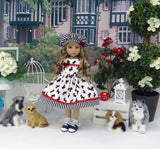 Highland Terrier - dress, hat, socks & shoes for Little Darling Doll or 33cm BJD