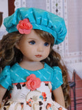 Himalayan Kitten - dress, hat, tights & shoes for Little Darling Doll