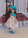 Himalayan Kitten - dress, hat, tights & shoes for Little Darling Doll