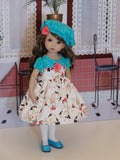 Himalayan Kitten - dress, hat, tights & shoes for Little Darling Doll