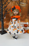 Hocus Pocus - dress, beret, socks & saddle shoes for Little Darling Doll or 33cm BJD