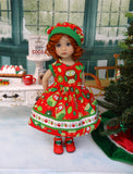 Holiday Owls - dress, hat, tights & shoes for Little Darling Doll or 33cm BJD
