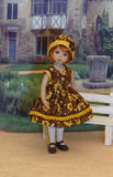 Honey Bee - dress, hat, tights & shoes for Little Darling Doll or 33cm BJD