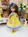 Honey Lamb - dress, tights & shoes for Little Darling Doll or 33cm BJD