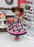 Hot Cocoa Cutie - dress, tights & shoes for Little Darling Doll or 33cm BJD