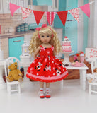 I Woof You - dress, socks & shoes for Little Darling Doll or 33cm BJD