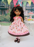 Ice Cream Scoop - dress, tights & shoes for Little Darling Doll or 33cm BJD