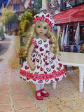 In Love - dress, hat, tights & shoes for Little Darling Doll
