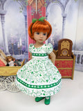 Irish Sweetie - dress, tights & shoes for Little Darling Doll