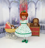 Irish Sweetie - dress, tights & shoes for Little Darling Doll