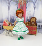 Irish Sweetie - dress, tights & shoes for Little Darling Doll