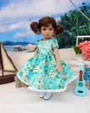 Island Gardenias - dress, socks & shoes for Little Darling Doll or other 33cm BJD
