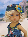 Island Surfer - dress, hat, & sandals for Little Darling Doll