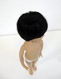 Johnny Wig in Black - for Little Darling dolls