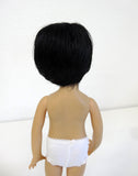 Johnny Wig in Black - for Little Darling dolls