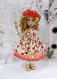 Joyous Holidays - dress, hat, tights & shoes for Little Darling Doll or 33cm BJD