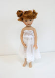 Kitty Wig in Medium Auburn - for Little Darling dolls