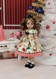Kris Kringle - dress, socks & shoes for Little Darling Doll or 33cm BJD