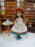 Land of Koalas - dress, hat, socks & shoes for Little Darling Doll or 33cm BJD