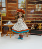 Land of Koalas - dress, hat, socks & shoes for Little Darling Doll or 33cm BJD