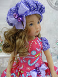 Land of Sweets - dress, beret, tights & shoes for Little Darling Doll or other 33cm BJD